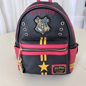 Loungefly Harry Potter Red and Black Triwizard Mini Backpack